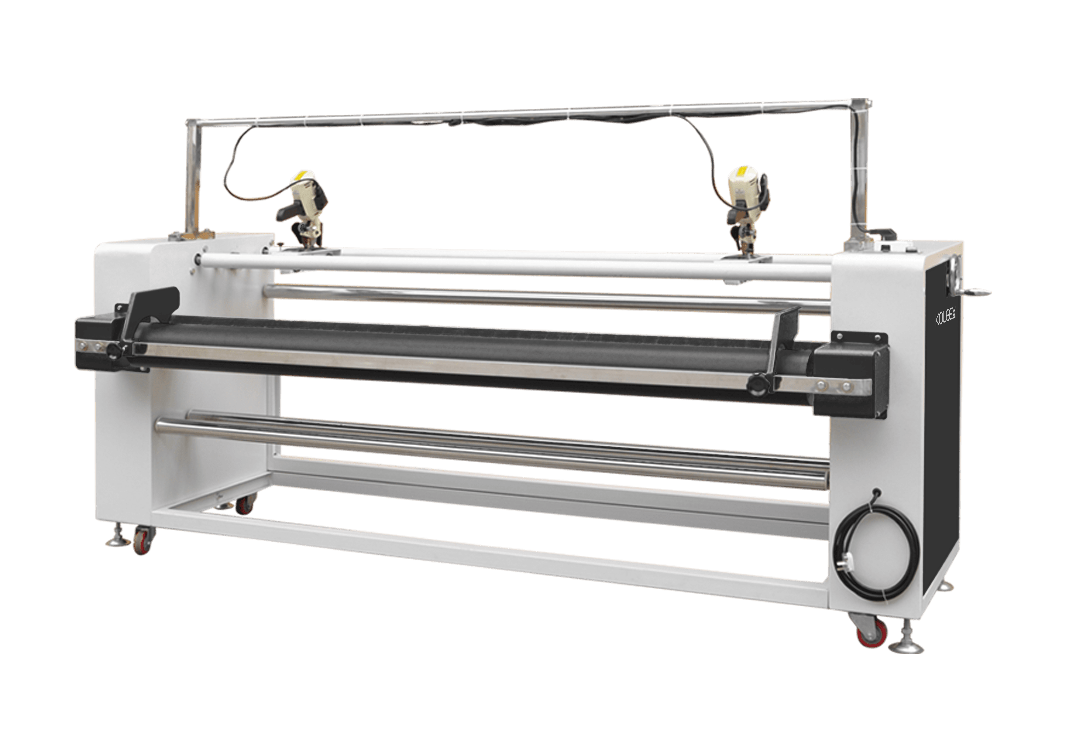 Fabric Rolling Machine With Edge Cutter