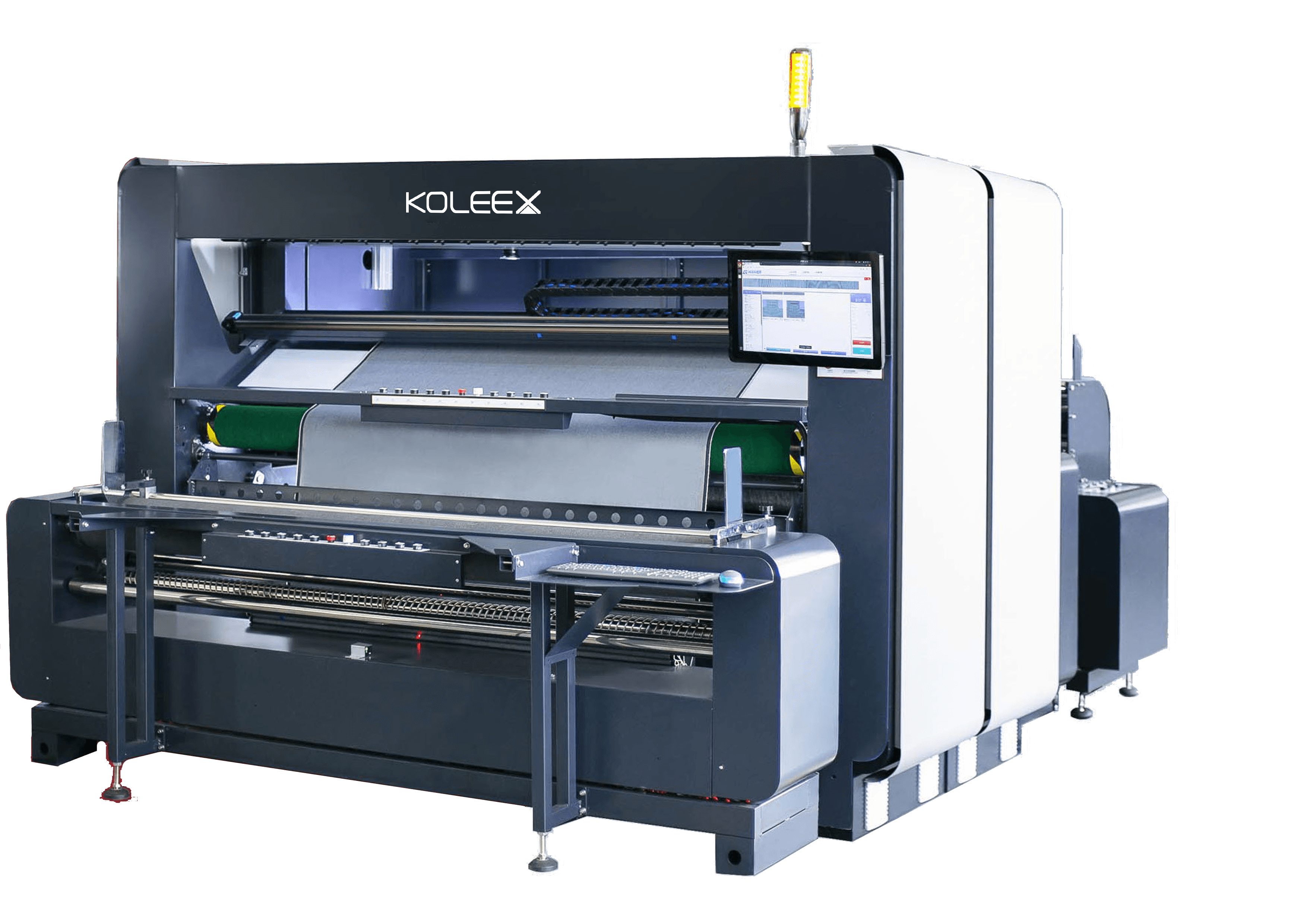 AI vision fabric inspection machine