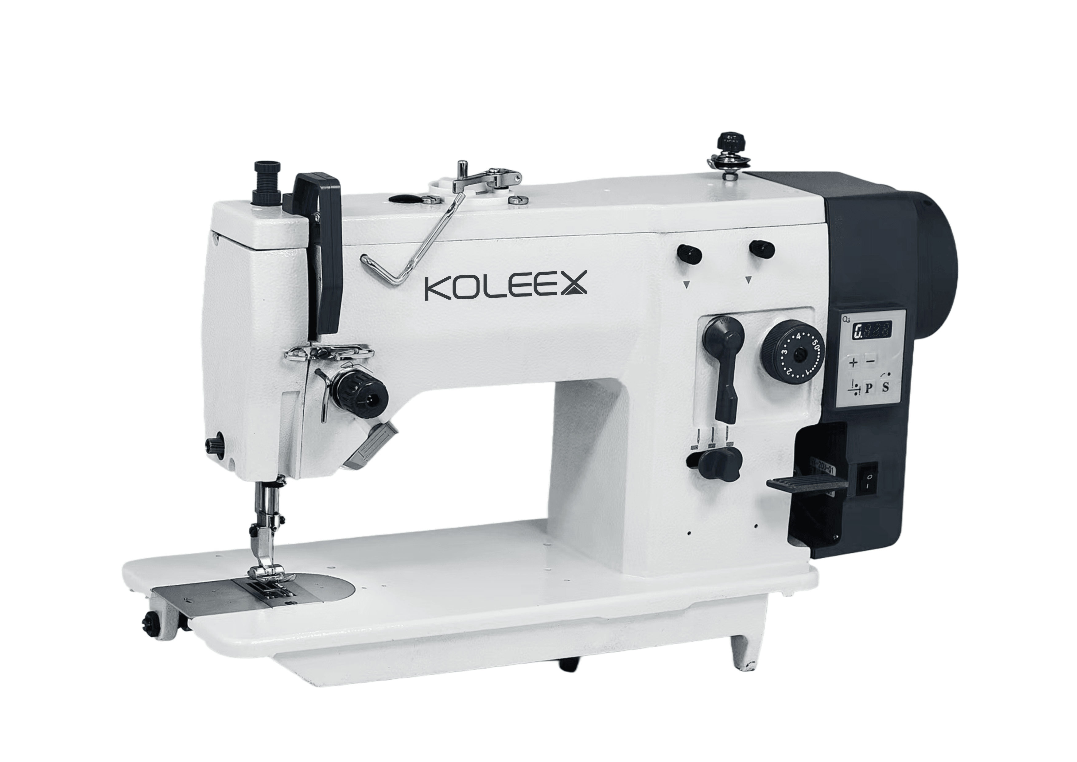 Direct drive zigzag sewing machine