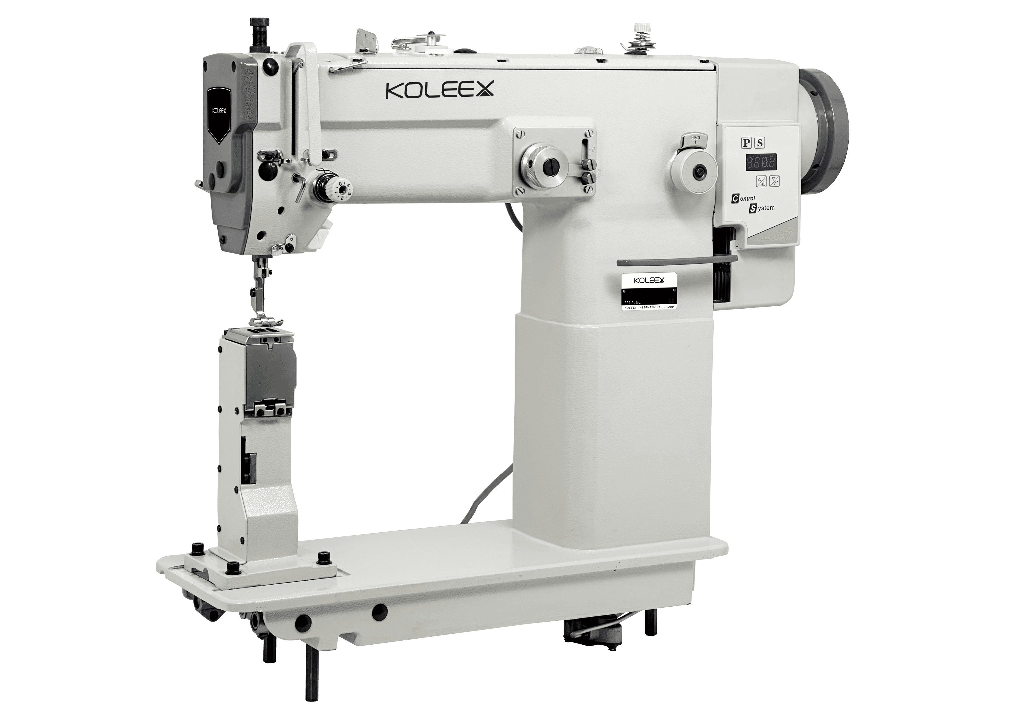 Post bed zigzag sewing machine